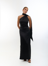 Vestido Maid Of Honor Negro